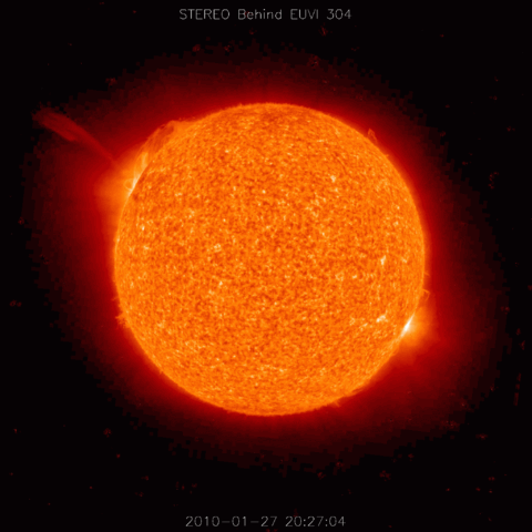 Coronal mass ejection (source: Wikipedia / NASA)