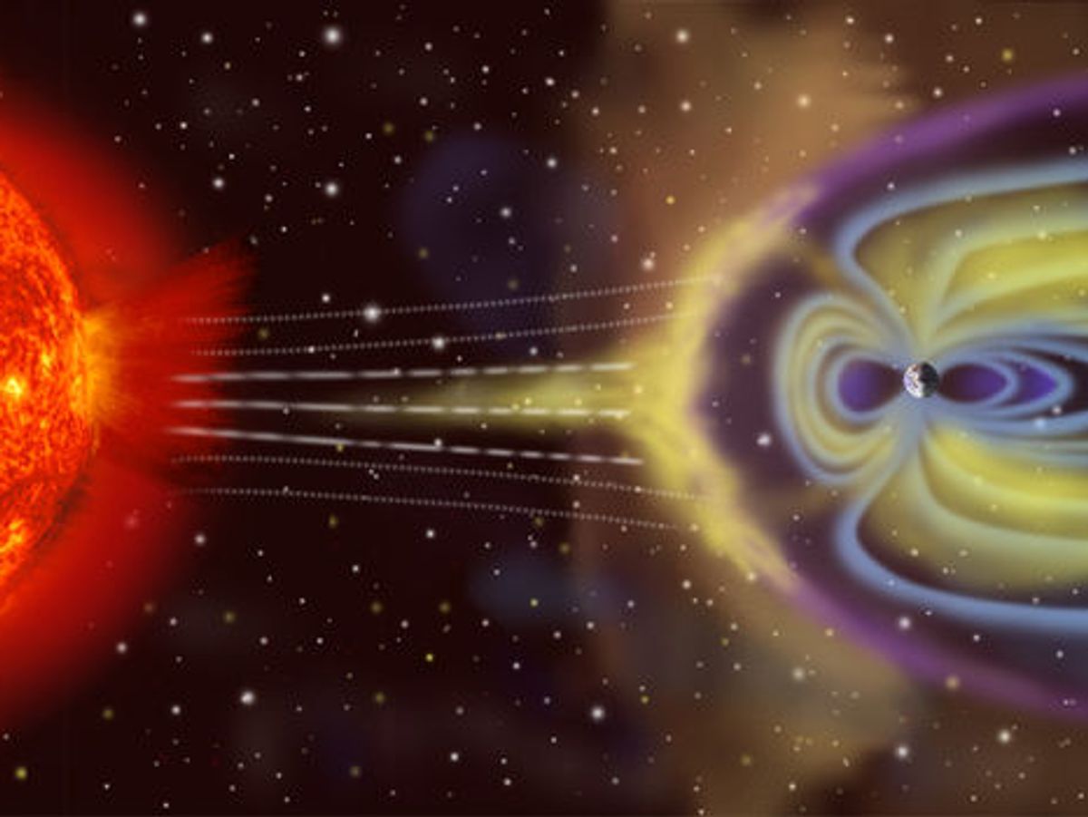 Le Soleil, responsable du peu d'aurores boréales observées ici depuis  quelques années