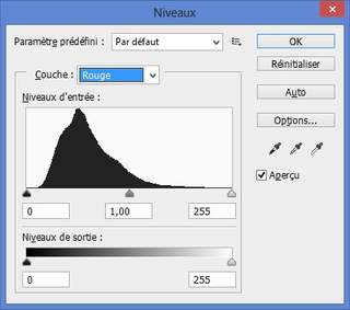 Niveaux couche rouge