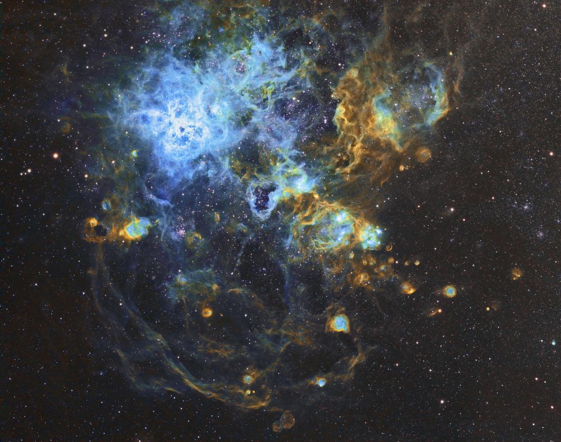 NGC 2070, la nébuleuse de la Tarentule
