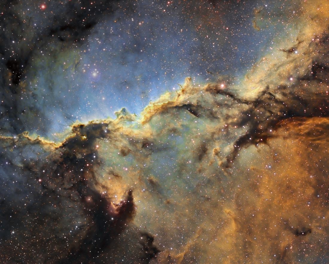 NGC 6188, la nébuleuse des Mains de Dieu