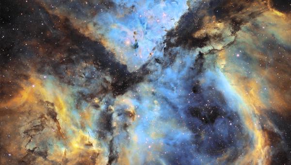 Hubble palette nebulae