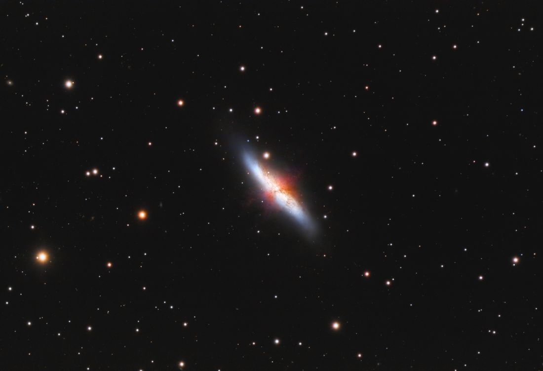 Messier 82, la galaxie du Cigare