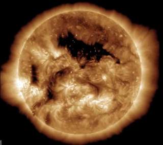 Un trou coronal