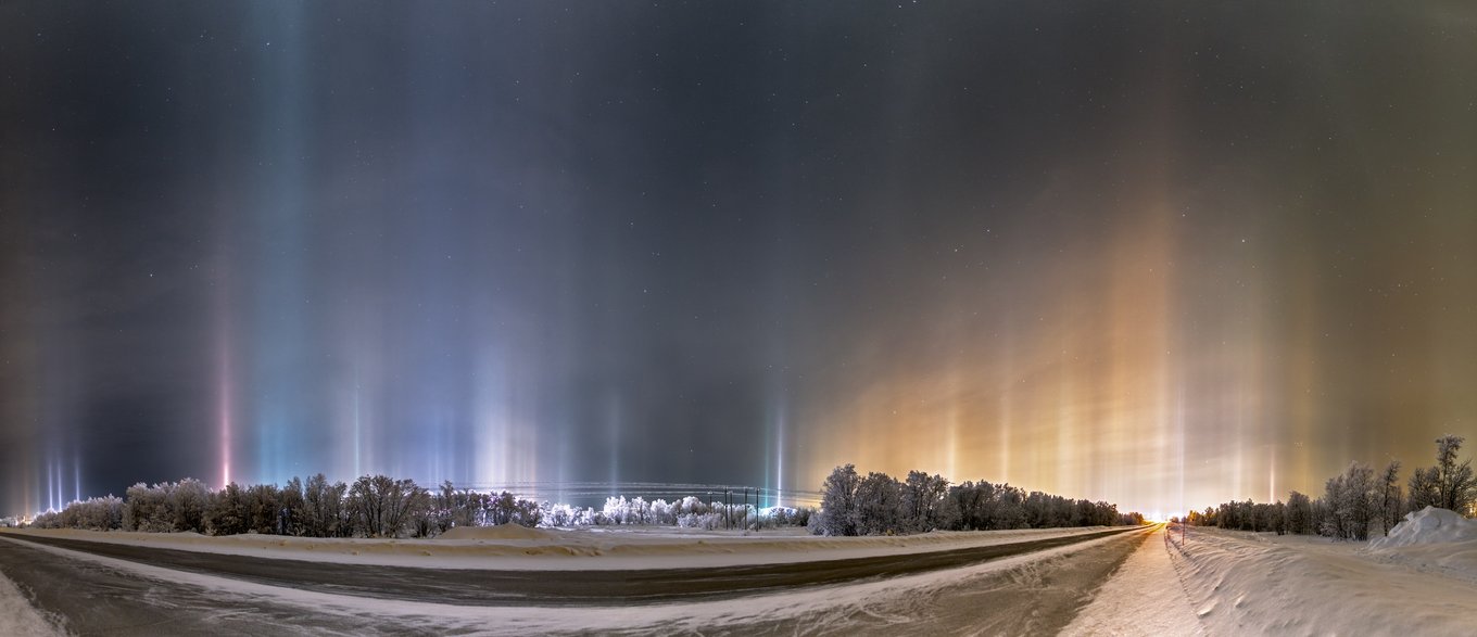 Light pillars