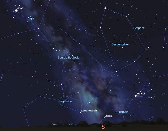 A map to find the bulb of the Milky Way