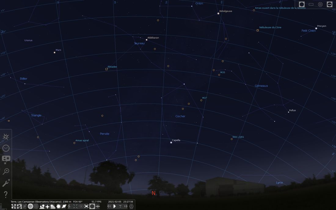 Le logiciel Stellarium