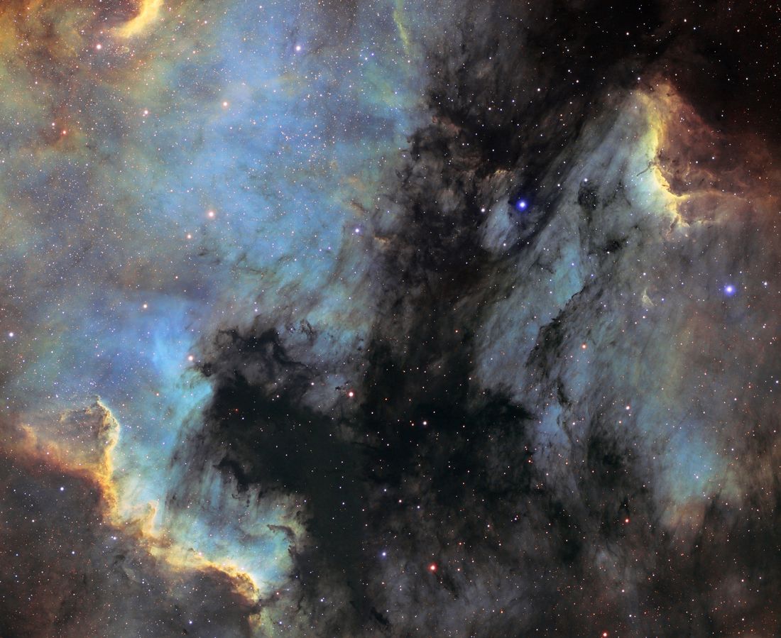NGC 7000 (North America) and IC 5070 (the Pelican)